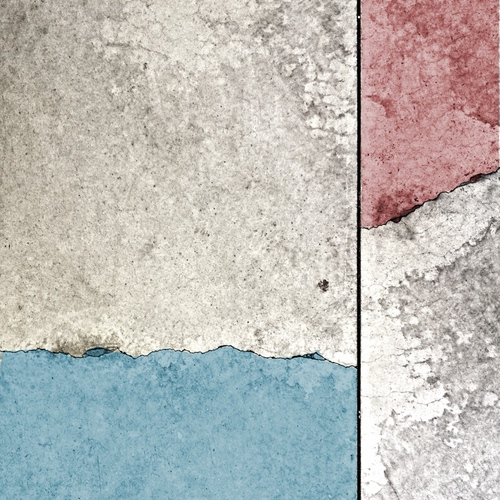 Immagine con astratto, muro, rosa, grigio, colori, azzurro, rosso, bianco, blu, celeste, minimalismo