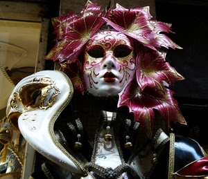 carnevale, maschera, foglie, venezia, bianco, maschere, oro, viola, rosso