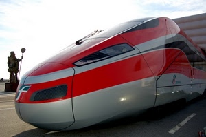 rosso, treno, statua, muso, grigio, argento, locomotiva, freccia