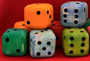 verde, dadi, rosso, arancione, colori, nero, azzurro, numeri, cubi, bianco, puntini, cerchi, gioco, giallo, pallini