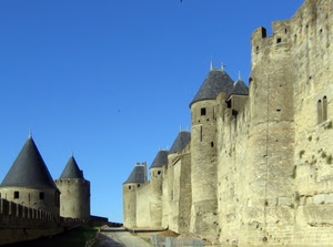 castello, torri, mura, tetti, merli, coni, cielo, fortificazione, fortezza