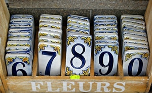 numeri, cassetta, prezzo, otto, ceramica, zero, mattonelle, legno, nove, scritta