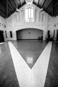 finestra, bianconero, pavimento, bianco, sala, prospettiva, sedie