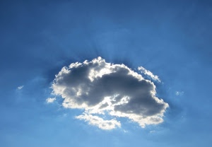 nuvola, azzurro, cielo, raggi, bianco, sole, grigio, nuvole