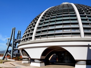 cupola, cielo, scale, arco, archi, vetri, scala, edificio, geometrie, vetro, bianco
