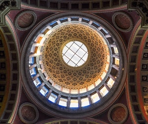 cupola, finestre, cerchio, chiesa, archi, soffitto, cerchi, geometrie