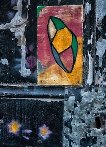 astratto, colori, muro, giallo, disegno, verde, viola, colore