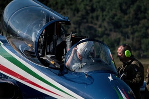 pilota, aereo, tricolore, blu, aerei, casco, uomini, cuffie, frecce