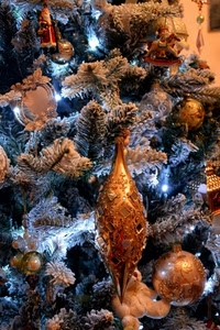 natale, albero, palle, addobbi, luci, decorazioni, palline