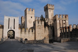 castello, ponte, merli, torri, arco, sirmione, mura, torre
