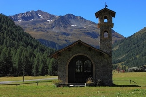 campanile, prato, chiesa, alberi, montagna, chiesetta, montagne, verde