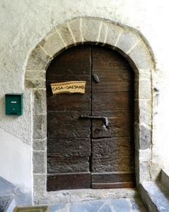 porta, chiavistello, arco, legno, portone, catenaccio, cassetta, casa, portale, posta